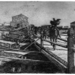 PESCARA - Il ponte di legno nel 1880 (1986)