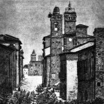 PESCARA - Via Bastioni fra il 1870 e 1880 (1988)