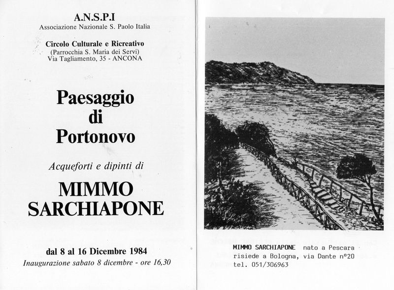 1984 - Mauro Donini – “ Omaggio a Portonovo”