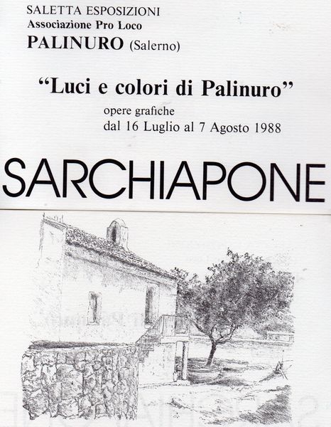 1988    Augusto Merola  -“ Palinuro Paesaggio incantato “