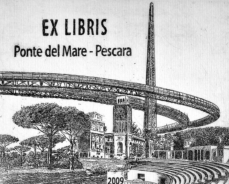 EX LIBRIS - Ponte del mare "Vittoriale"