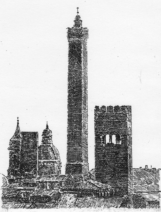 BOLOGNA - Torri e campanile